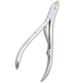 Cuticle Nipper, Single Spring. Mirror Finish.