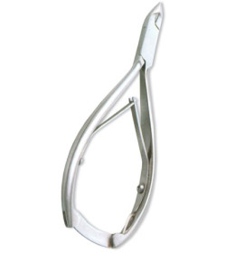 Cuticle Nipper, Double Spring w/lock. Mirror Finish.
