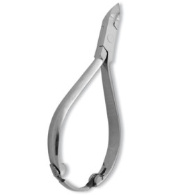 Cuticle Nipper, with lock. Mirror Finish.